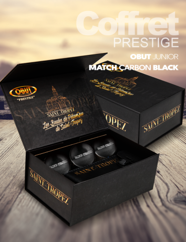Coffret Prestige - OBUT junior MATCH carbon black