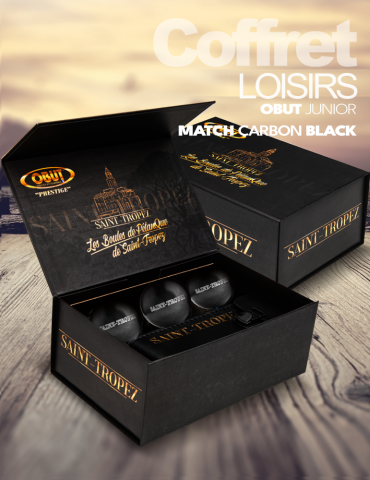 Coffret Prestige - OBUT junior MATCH carbon black